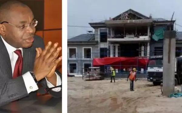 Photos: Akwa Ibom Governor Builds Multi-Billion Naira Mansion Four Months After Assuming Office 
