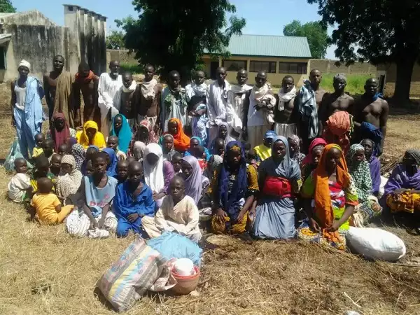 Photos: Boko Haram Members Surrender To Troops As They Rescue More Villagers 