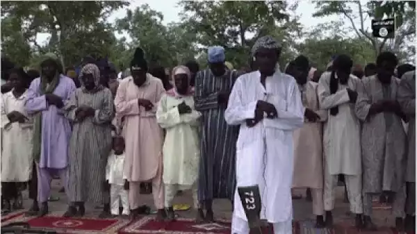 Photos: Boko Haram Militants Openly Celebrate Sallah 