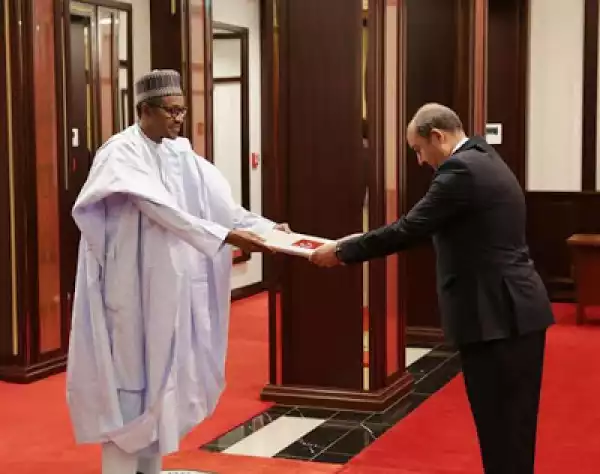 Photos: Buhari Receives Letters Of Credence From Ambassadors Of Sudan, Saudi Arabia