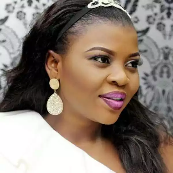 Photos: Busty Yoruba Actress, Bimbo Thomas, Flaunts Massive Cleavage At Birthday Party