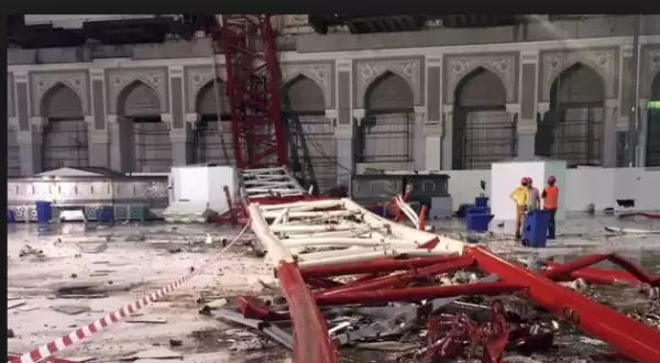 Photos: Crane Crashes Into Grand Mosque In Mecca, Killed 87 