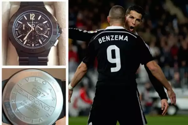 Photos: Cristiano Ronaldo Gifts His Teammates With Customized ?1.5million Bvlgari Wristwatch