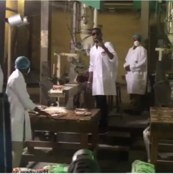 Photos: D’banj Films TV Commercial For Koko Garri And Bank Of Industry ‘CAP’ Fund
