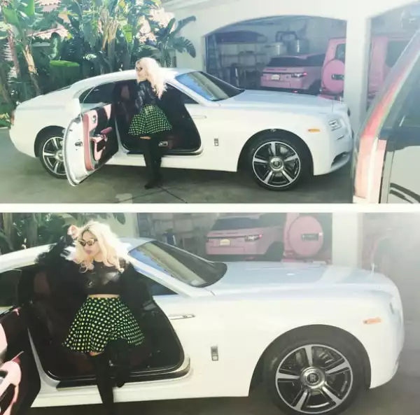 Photos: Dencia Shows Off Latest Rolls Royce And Tells Haters To Take A Hike