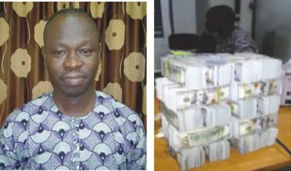 Photos: EFCC Set To Declare Ex-Federal Agency Chief  Wanted As They Seized About N413m At Lagos Airport