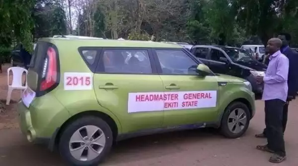 Photos: Fayose Presents Teachers Car Gifts In Appreciation For Their Good Works