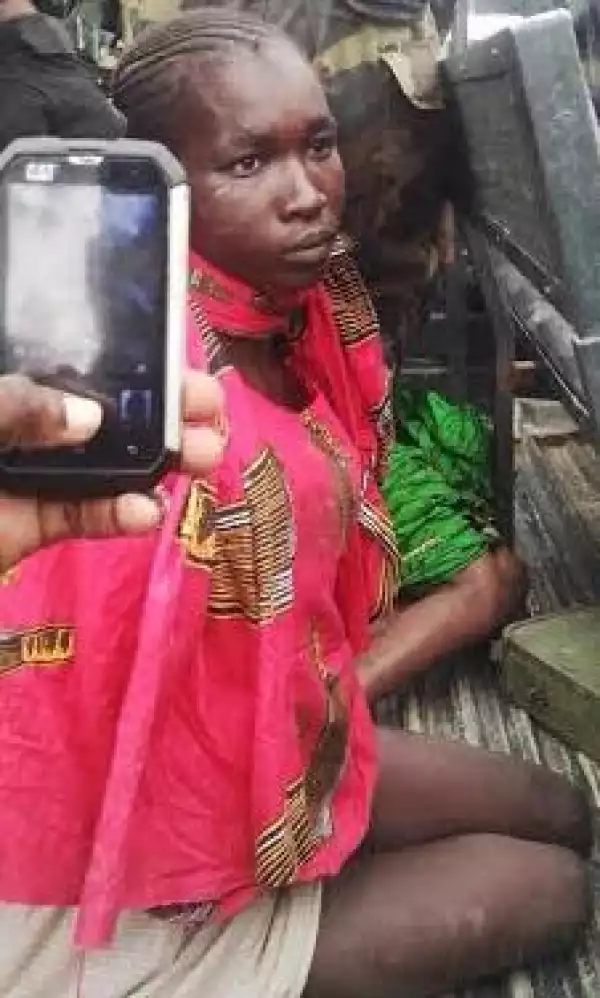 Photos: Female Suicide Bomber Arrested In Cameroon After Failed Suicide Attempt