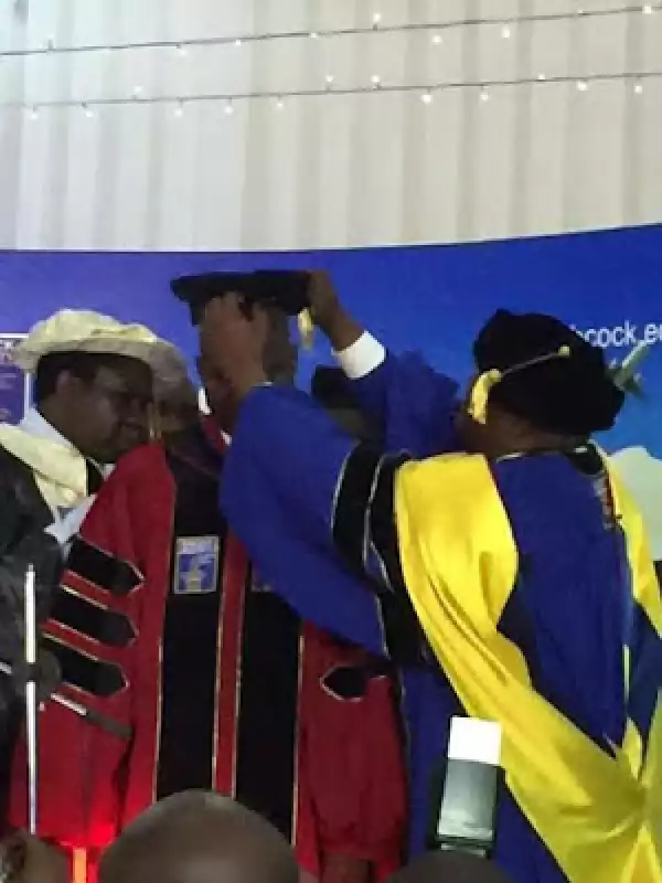 Photos: Former Gov. Fashola Honored With A Degree By Babcock University