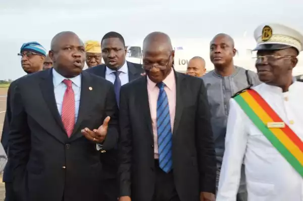 Photos: Governor Ambode And Tinubu Visit Guinea Republic