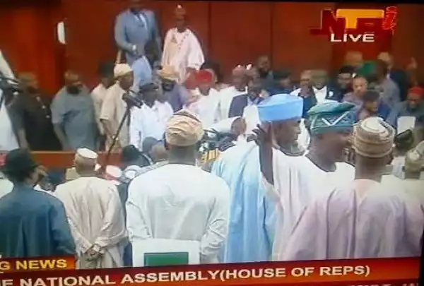 Photos: House of Reps Members Engage In Combat In Their Chambers