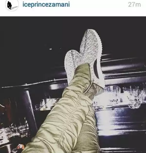 Photos: Ice Prince Zamani Rocks Kanye’s Yeezy Boost 350