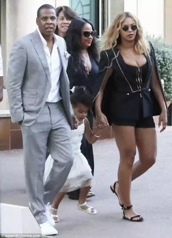 Photos: Jay Z, Beyonce, And Daughter Take A Stroll In Monaco