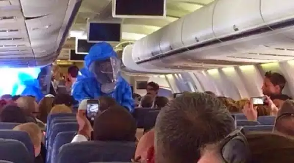 Photos: Man Shouts "i have Ebola" and Was Kicked Out from the Plane