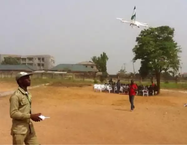 Photos: Meet The Youth Corper Who Built A Drone For Nigeria