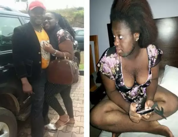 Photos: Naija Hairiest Lady, Queen Okafor, Shows Off Her Boyfriend