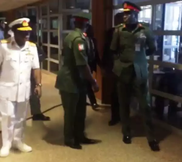 Photos: New Service Chiefs Arrive Senate For Their Screening Today