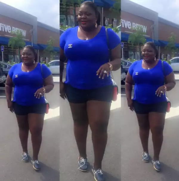 Photos: Nollywood Actress Eniola Badmus Steps Out In Shorts 
