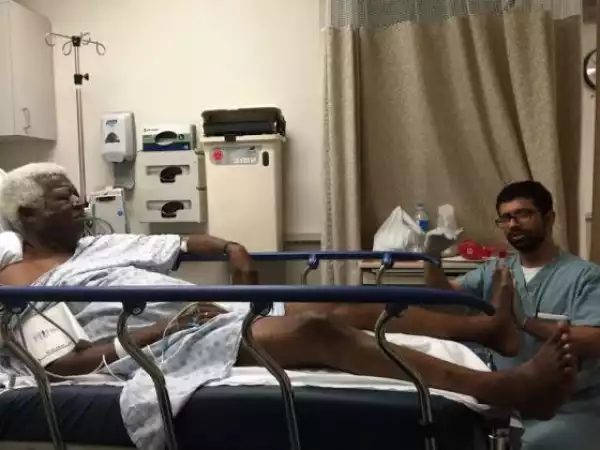 Photos: Nollywood Star Actor, Bruno Iwuoha Hospitalized In The US