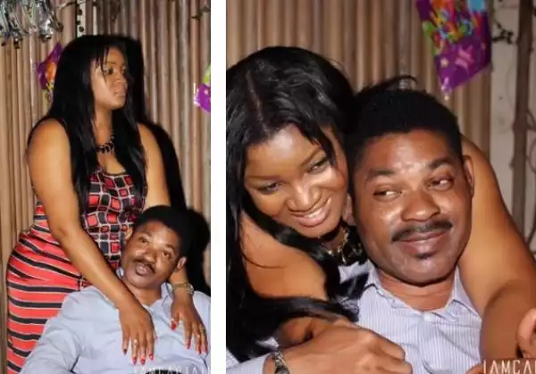 Photos: Omotola And Husband Loved Up At Their Son