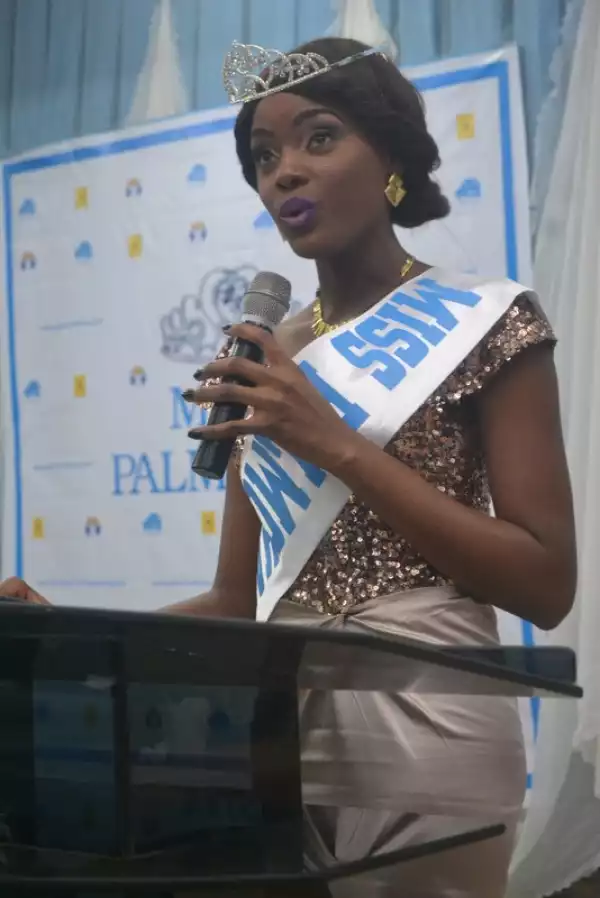 Photos: Palmchat Crowns Yaba Tech Student ‘Monah Chime’ Winner Of Miss Palmchat Contest