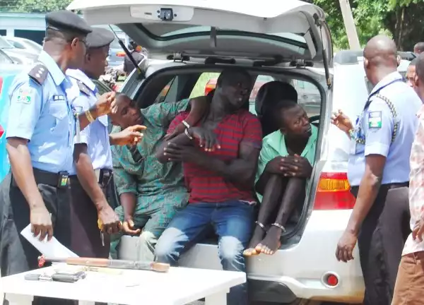 Photos: Police Nab Three Inter-state Car Robbers After Their Operation