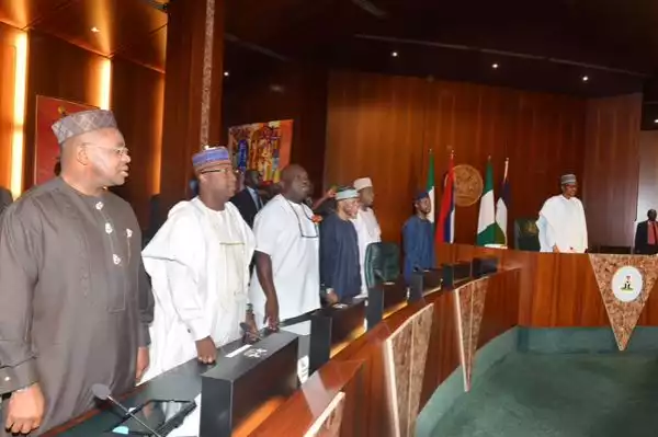Photos: President Buhari Meets With 36 State Governors