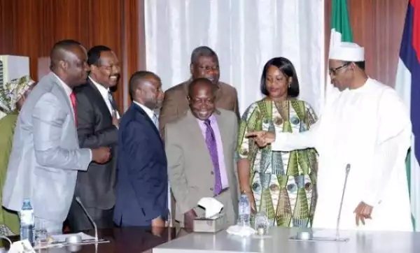 Photos: President Buhari Meets With PENCOM Officials