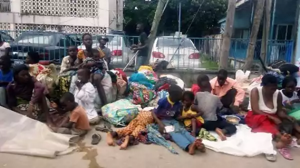 Photos: Refugees From Togo Spotted In Ikoyi Today