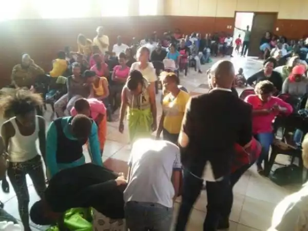 Photos: SA Pastor Prays Snake Spirit Into Members, Then Sends Them To Nigeria 