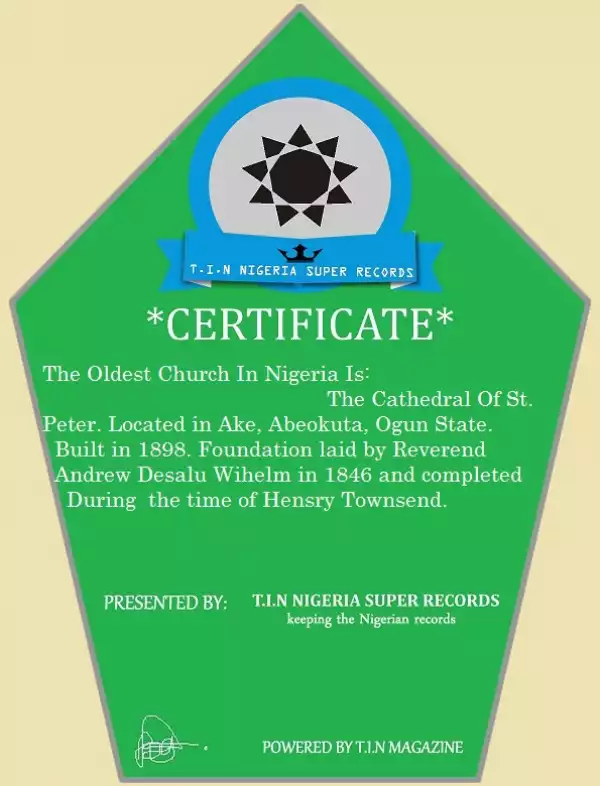 Photos: See The First And Oldest Church In Nigeria