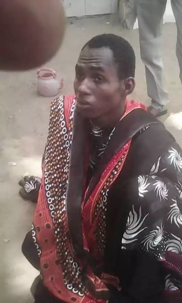 Photos: Suspected Male Bomber Who Disguises As Woman Arrested In N’djamena