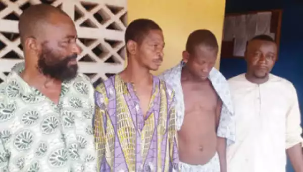 Photos: Suspected Six “One Chance” Robbers Arrested In Kwara 