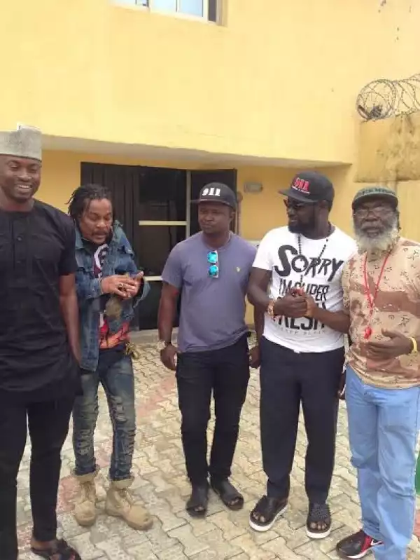 Photos: Warri Billionaire, Ayiri Emami, Visits Majek Fashek At Abuja Rehab