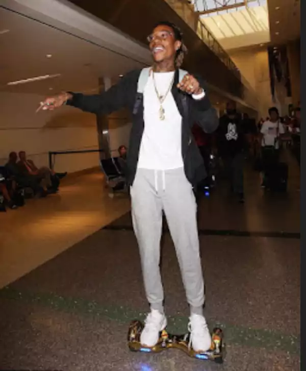 Photos: Wiz Khalifa Arrested For Refusing To Get Off His Hover Board At The Airport