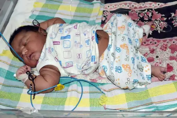 Photos: Woman Gives Birth To The Biggest Baby In India