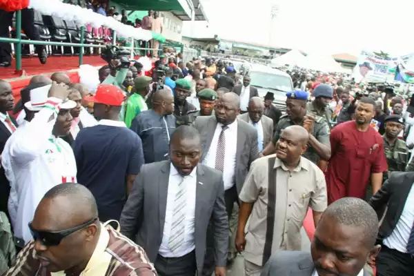 Photos Of Jonathan, Wike, Others At Governor Dickson