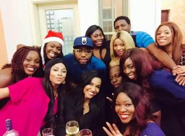 Photos from Toke Makinwa’s Christmas House Party