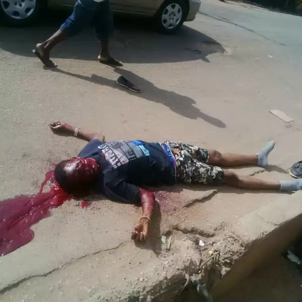 Picture Of Alleged Cultist Killed In Ilorin (Viewers Discretion Advised)