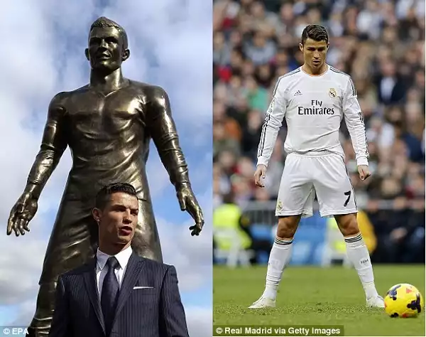 Portugal honours Cristiano Ronaldo with a statue in his hometown