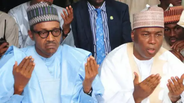 Pres. Buhari And Senate Pres. Bukola Saraki Still Not On Speaking Terms Despite Praying Together - Reports