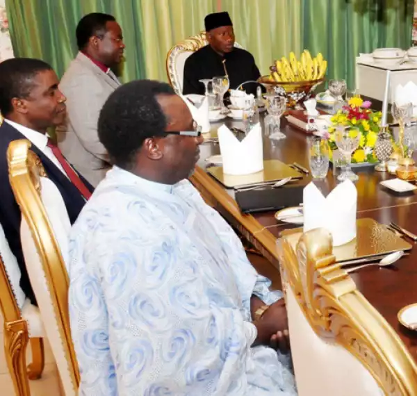 Pres. Jonathan Meets With Christian Leaders In Abuja