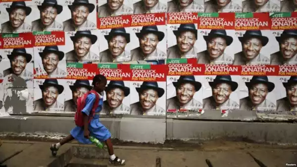 Pres. Jonathan Orders Removal Of Their Campaign Billboards, Banners & Posters