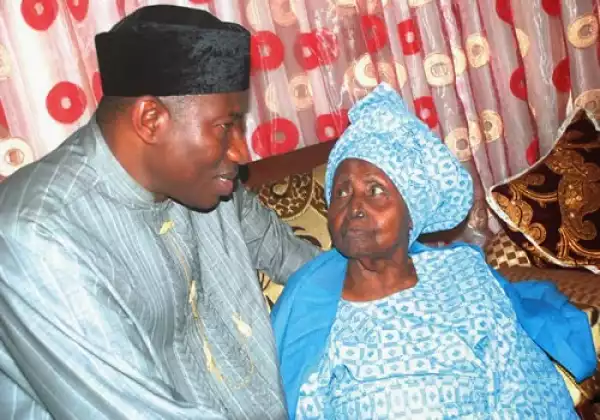 Pres. Jonathan wishes Mrs H.I.D Awolowo happy 99th birthday celebrations