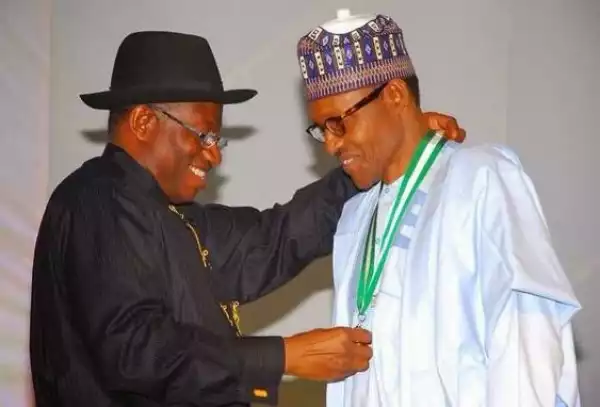 President Jonathan, Buhari Hold Closed Door Meeting In Aso Rock