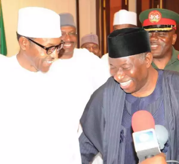 President Jonathan And Buhari Share Hearty Laughter In New Photos
