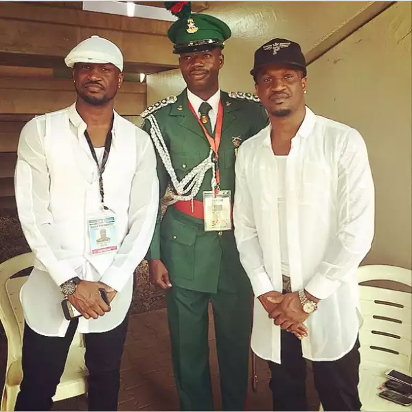Psquare Shares Photos From the Inauguration