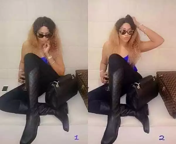 Rukky Sanda Flaunts Newly Acquired Gucci Boots & Bag | PHOTOS