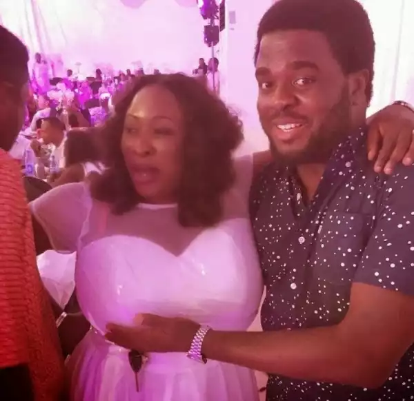 See Aremu Afolayan Grab Yoruba Actress Big Chest at a Party