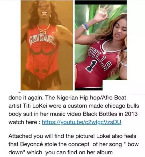 See Nigerian Artiste Who Claims Beyonce Stole Her Music Video Look & Song